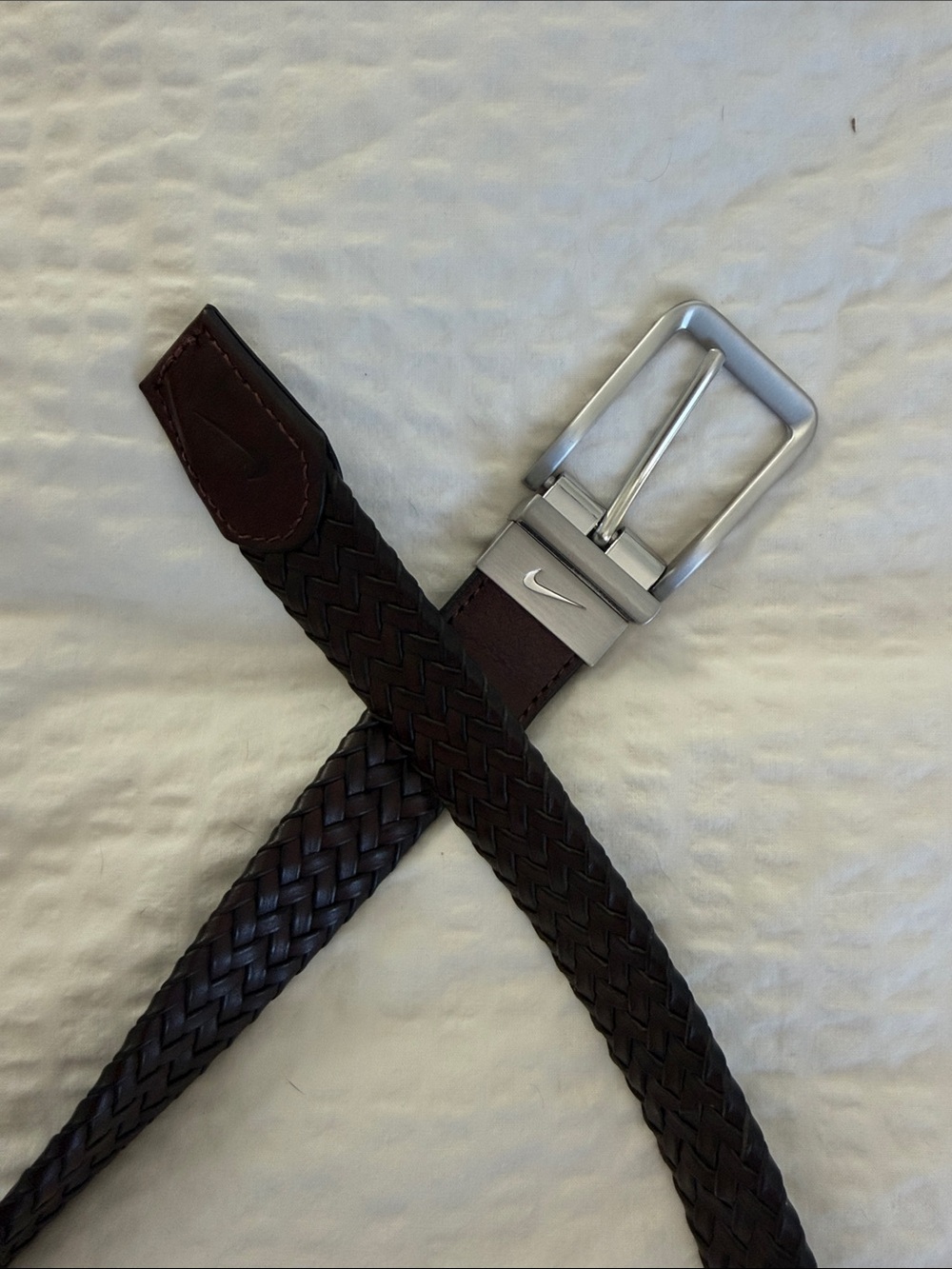 Nike Men's Leather Reversible Belt